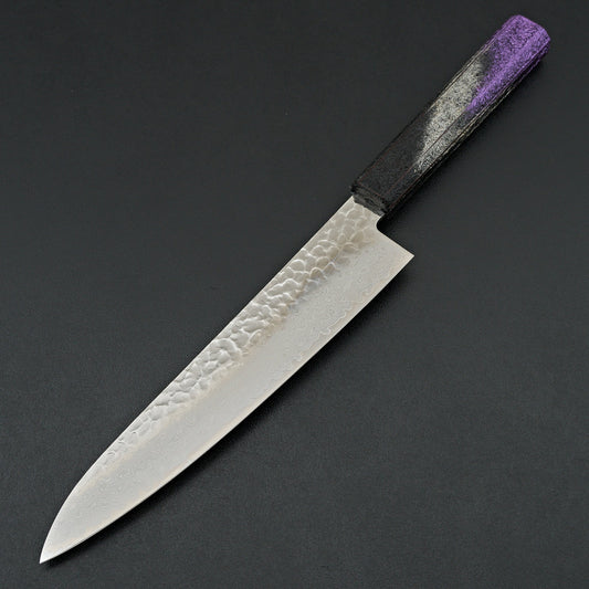Sakai Takayuki Purple Rinko Lacquer 33 Layer Damascus Gyuto 210mm