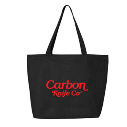 Tote Bag Carbon Knife Co Black Canvas