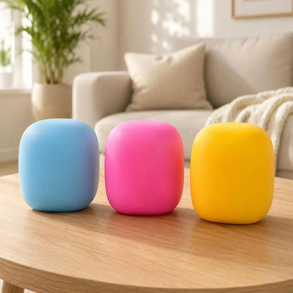 Gum Drop Squeeze Color Changing Squishy, Slow Stress Balls Fidget Sensory Toys for Adults,Gum Drop Shape (Blue)