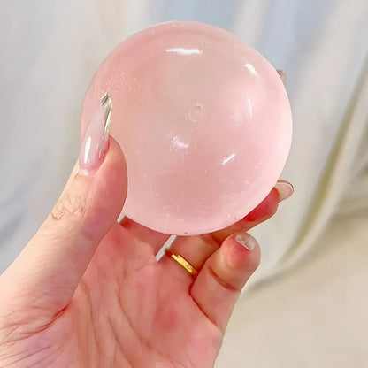 Coconut Oil Squishy - 2026 New Coconut Oil Stress Ball, Improving Focus, Or Easing Tension During Study, Work, Or Relaxation (Pink)