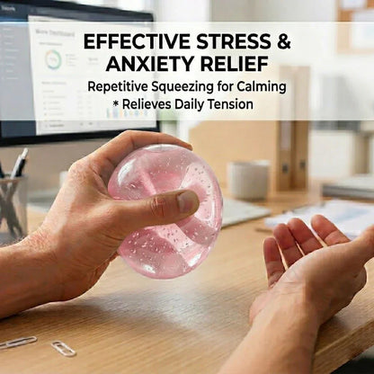 Coconut Oil Squishy - 2026 New Coconut Oil Stress Ball, Improving Focus, Or Easing Tension During Study, Work, Or Relaxation (Pink)