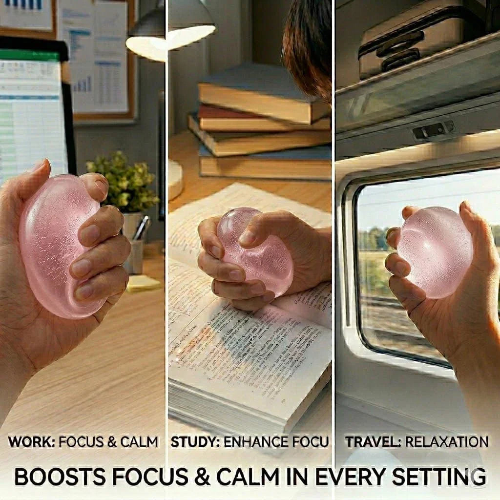 Coconut Oil Squishy - 2026 New Coconut Oil Stress Ball, Improving Focus, Or Easing Tension During Study, Work, Or Relaxation (Pink)