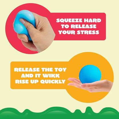 JOYIN 24 Pack Slow Rising Stress Balls, Squishy Sensory Fidget Toys, Hand Therapy Balls for Anxiety Relief, Classroom Prize Box Toys for Kids, Goodie Bag Stuffers, Party Favors