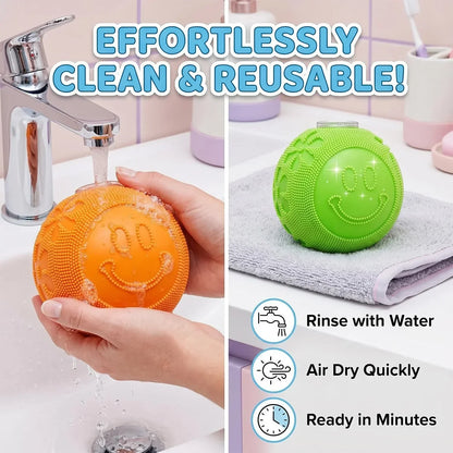 Fuzz Ball Squishy Stress Ball Toy，Fuzzball Squishy，Soft Fidget Toy for Anxiety Relief, Sensory Squishy Ball Calming Tactile Grip for Soft Stress Relief Ball for Kids and Adults (Pink)