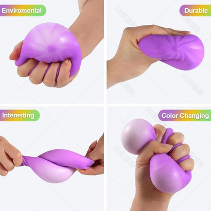 Dumpling Squishy Mystery Box, Mystery Dumpling Squishy Squeeze Stress Balls for Kids & Adults, Sensory Fidget Toys for Anxiety Relief, Crazy Fun Dumplings Ideal Gift for Boys,Girls,Teens(Pink)