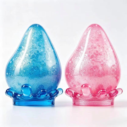 Water Drop Squeeze Squishies, Dream Squishy Drop Squishy Stress Ball,Drop Gifts for Anxiety Relief Office Easter Birthday (Blue)