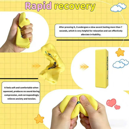 2026 Upgraded Slow Rebound Butters Squeeze Stress Balls, Easter Basket Stuffers, Soft Butters Stick Squishies Toy, Slow Rising Sensory Fidget Toy for Stress Relief & Calming