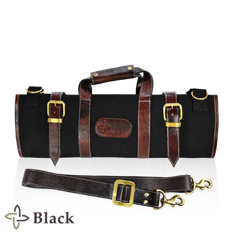 Boldric 17 Pocket Canvas Knife Bag Black
