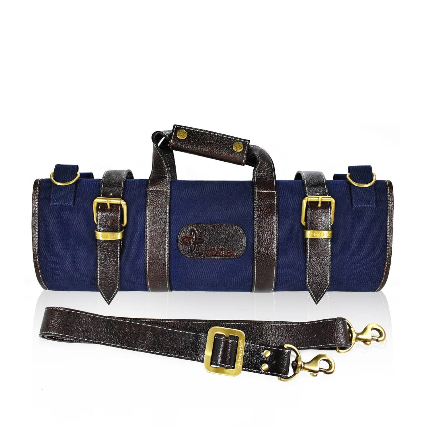 Boldric 17 Pocket Canvas Knife Bag Navy