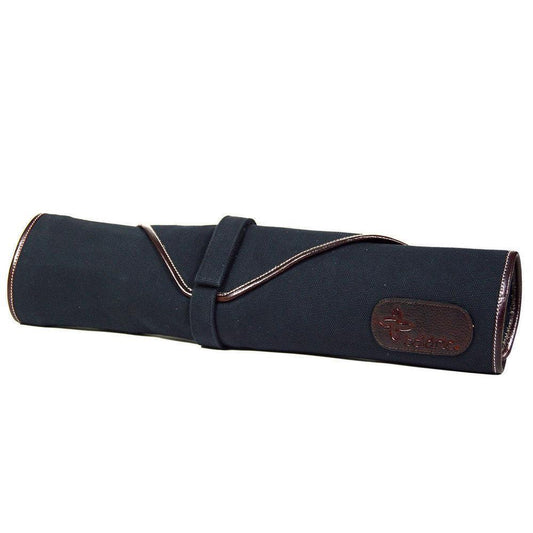 Boldric 6 Pocket Canvas Knife Bag Black
