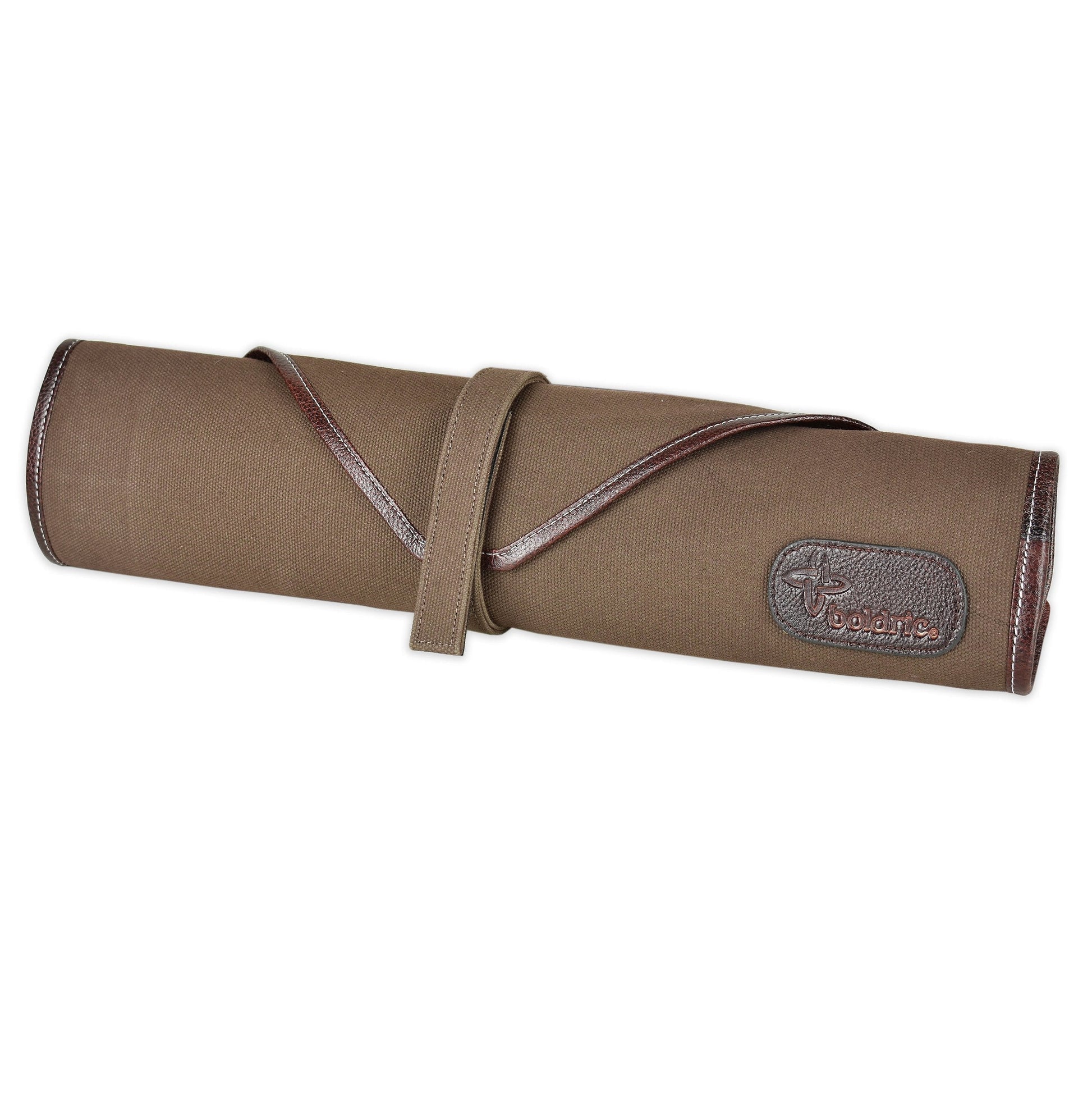Boldric 6 Pocket Canvas Knife Bag Brown
