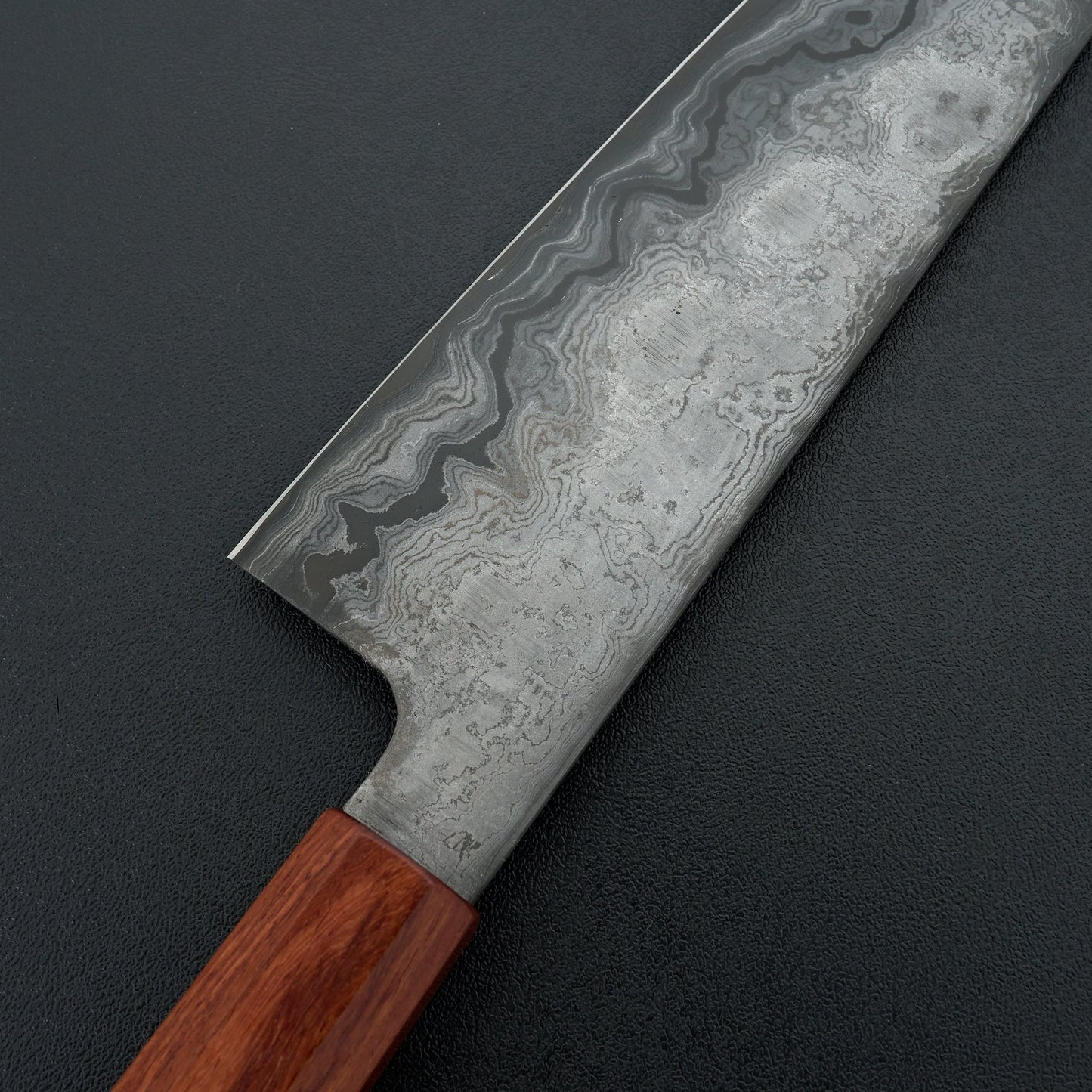 Kisuke KOKUENN Blue #1 Damascus Kiritsuke Gyuto 240mm