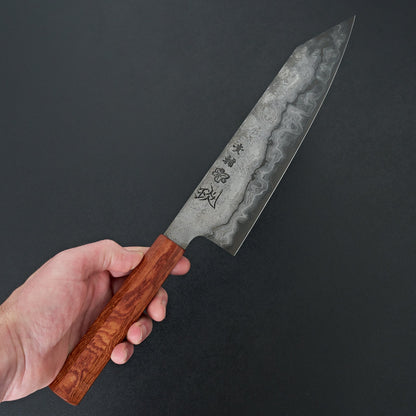 Kisuke KOKUENN Blue #1 Damascus Kiritsuke Gyuto 240mm