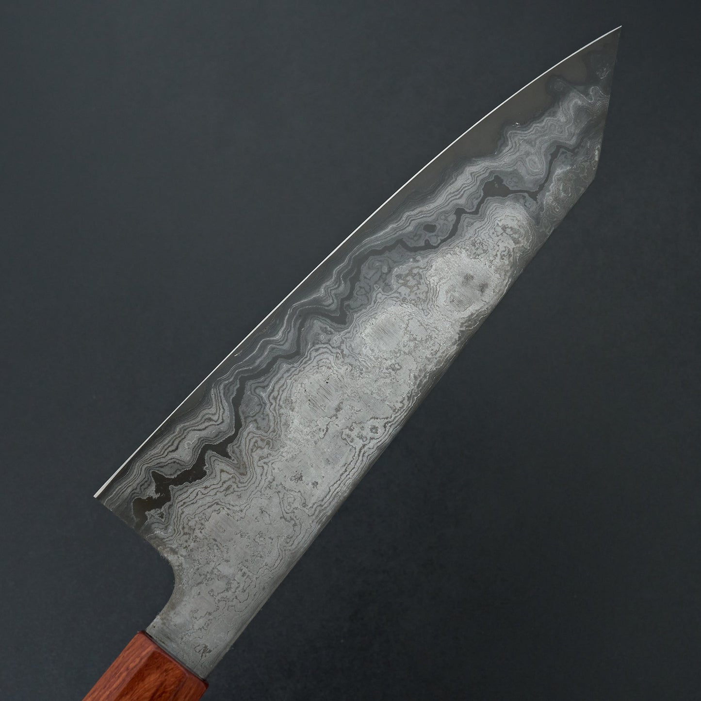Kisuke KOKUENN Blue #1 Damascus Kiritsuke Gyuto 240mm