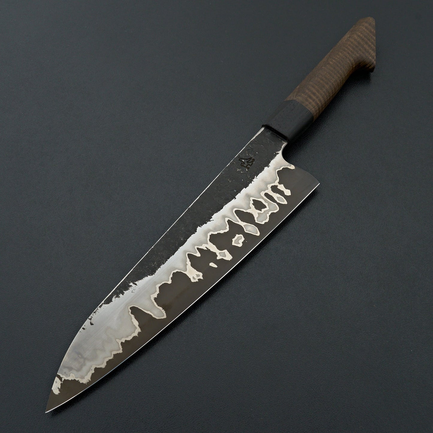 Lew Griffin S-Grind Sanmai Curly Linden Gyuto 235mm