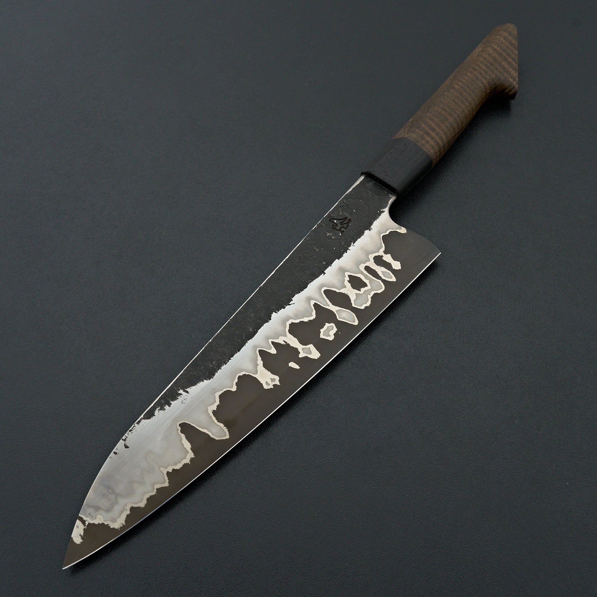 Lew Griffin S-Grind Sanmai Curly Linden Gyuto 235mm