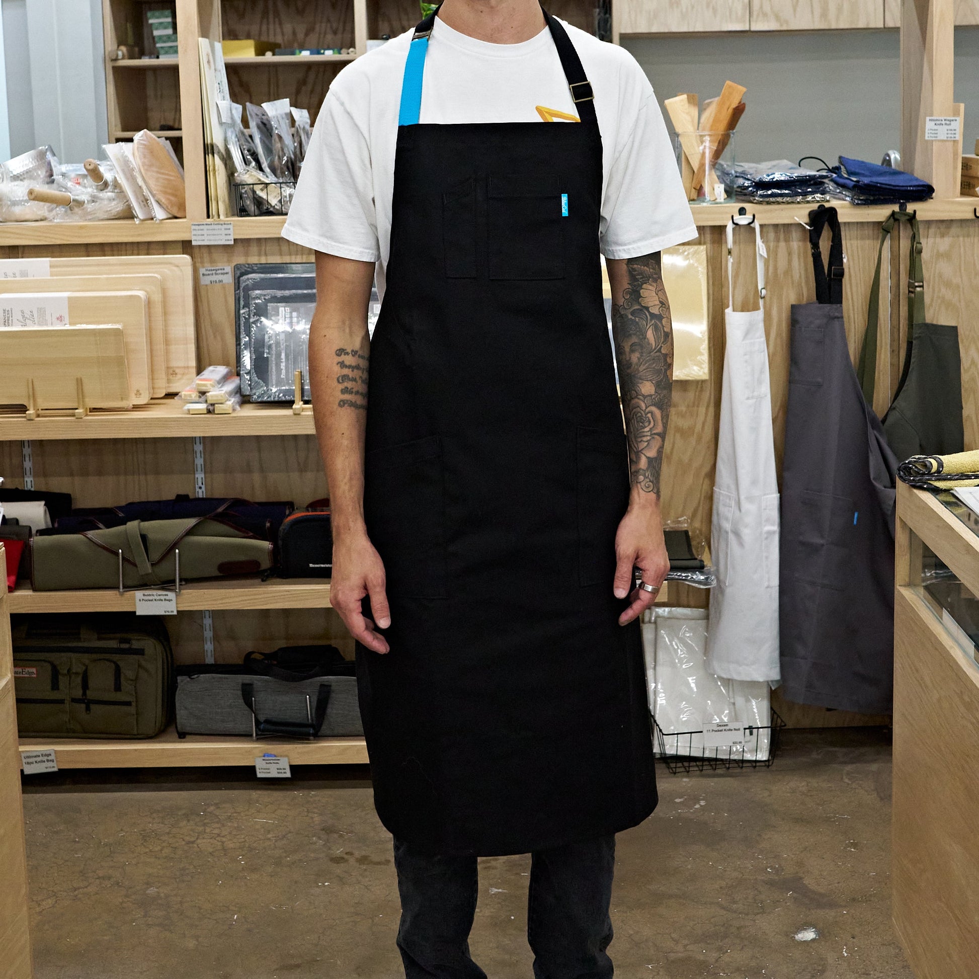 BlueCut Apron El Jefe Canvas Black