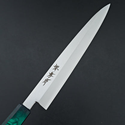 Sakai Takayuki Nanairo Green Tortoiseshell Yanagiba 240mm