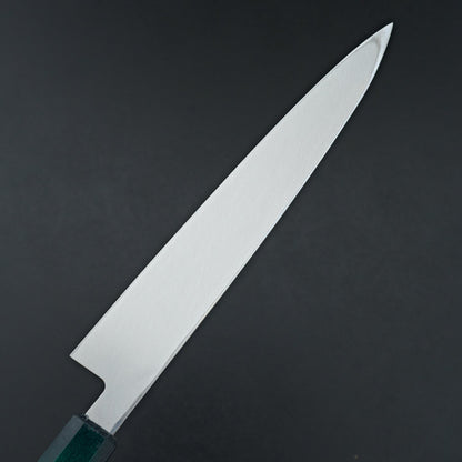 Sakai Takayuki Nanairo Green Tortoiseshell Yanagiba 240mm