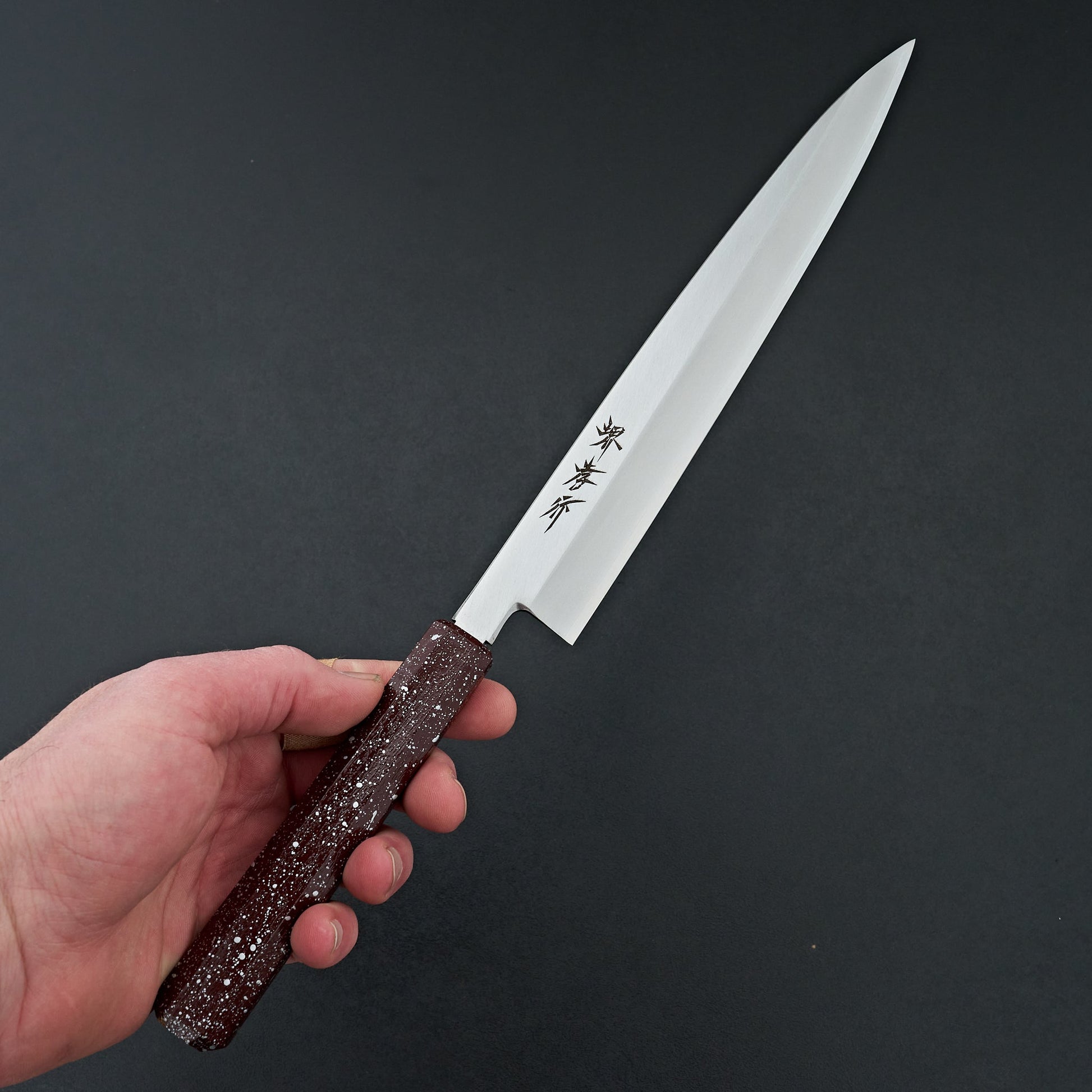 Sakai Takayuki Nanairo Maroon Yanagiba 240mm