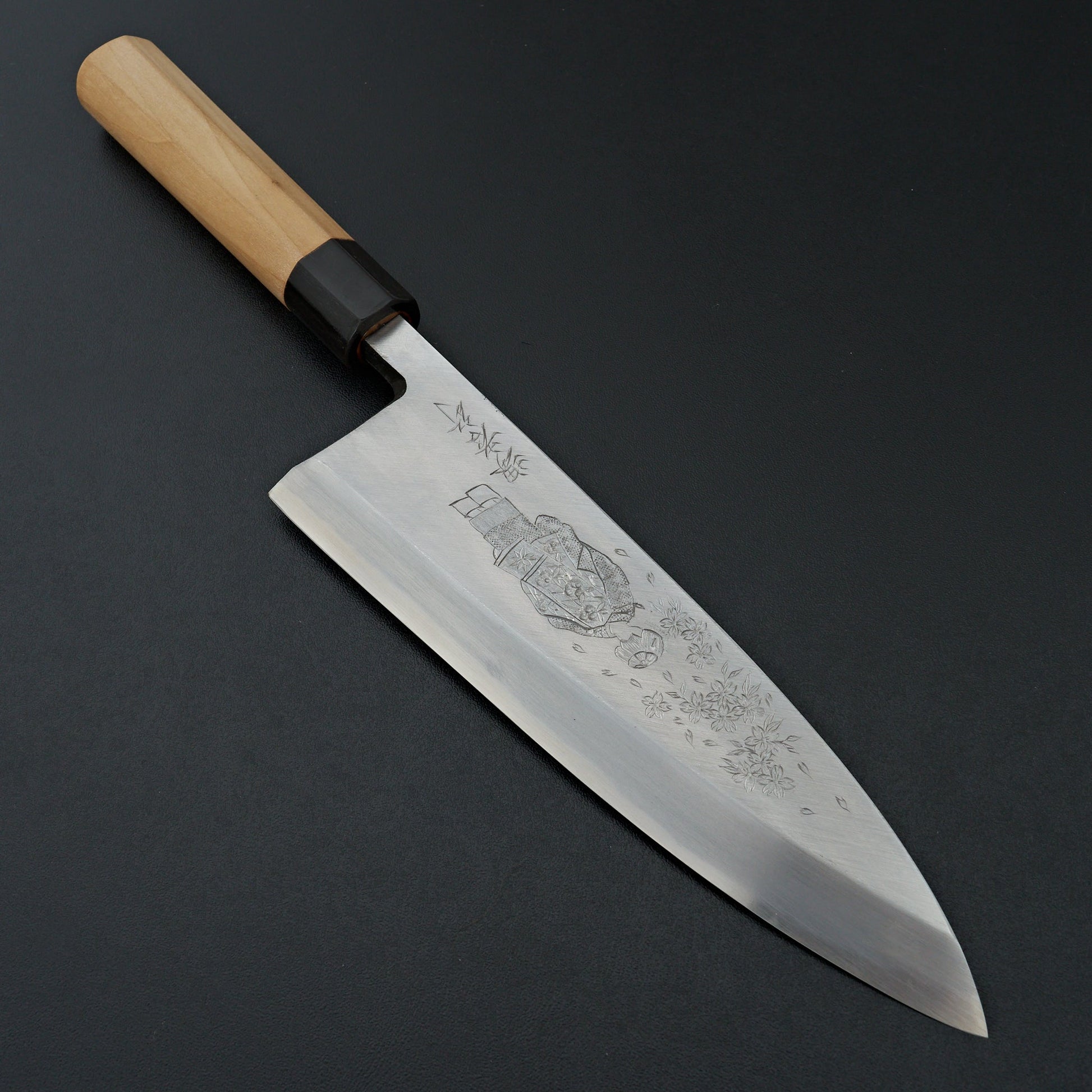 Sakai Takayuki Michiko Kubota Engraved "Maiko" Kasumitogi Deba 225mm