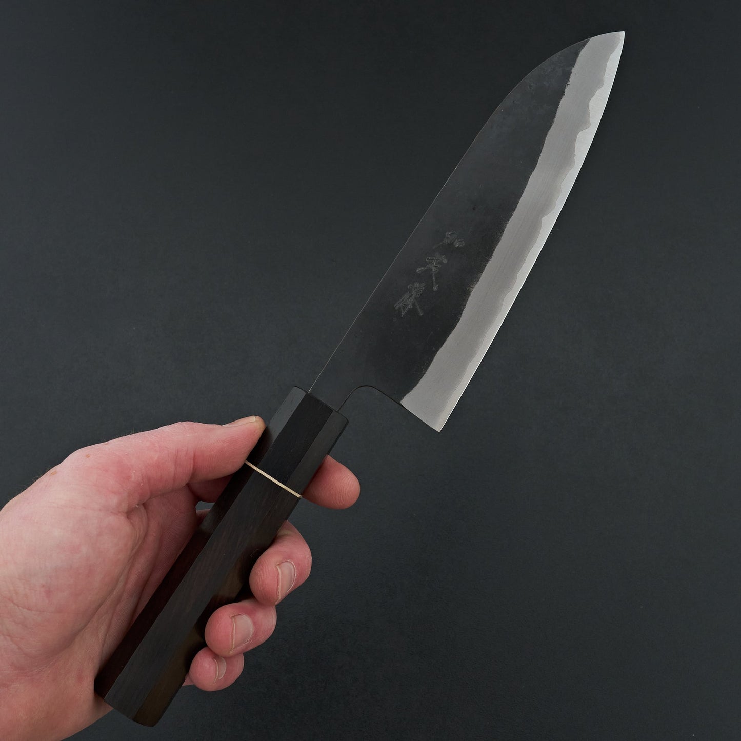 Shiro Kamo AS Kurouchi Santoku 165mm