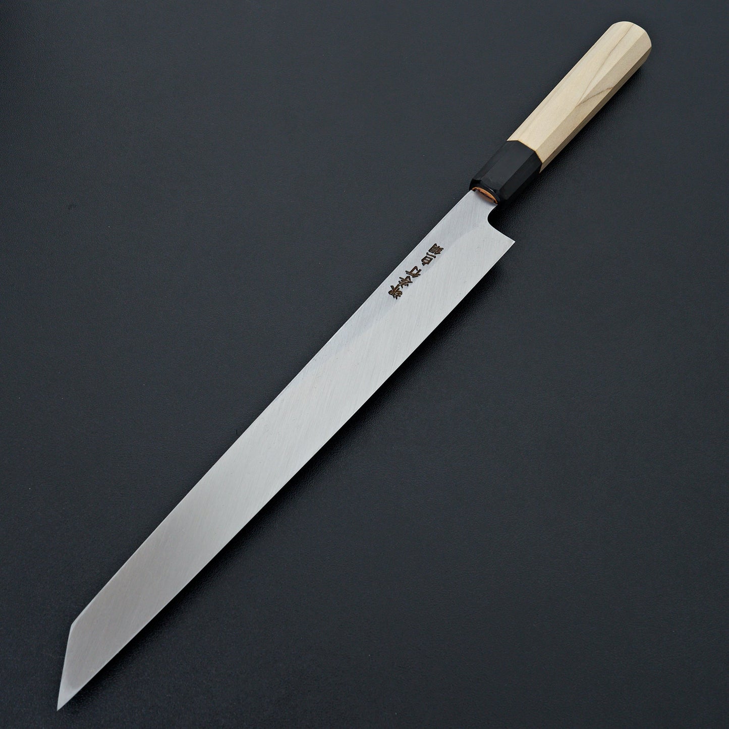 Sakai Takayuki Michiko Kubota Engraved "Koi Autumn Night" Byakko Kiritsuke 300mm