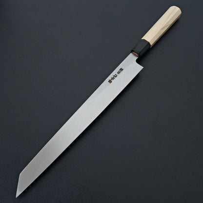 Sakai Takayuki Michiko Kubota Engraved "Koi Autumn Night" Byakko Kiritsuke 300mm