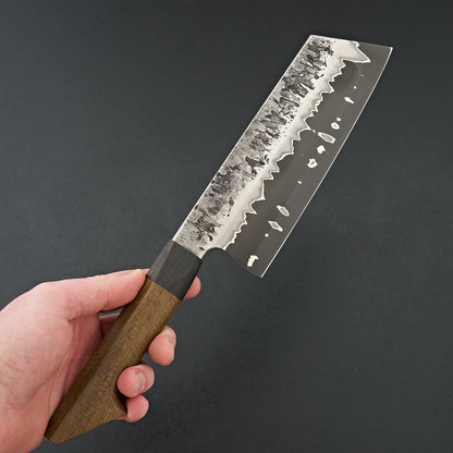 Lew Griffin S-Grind San Mai 52100 Damascus Minneritchie Bunka 180mm