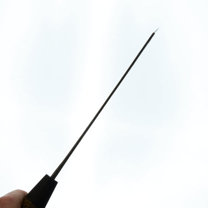 Lew Griffin S-Grind San Mai 52100 Damascus Minneritchie Bunka 180mm