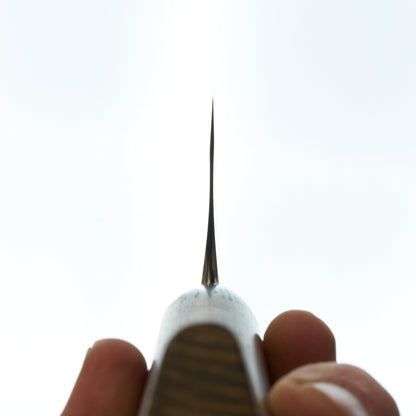 Lew Griffin S-Grind San Mai 52100 Damascus Minneritchie Bunka 180mm