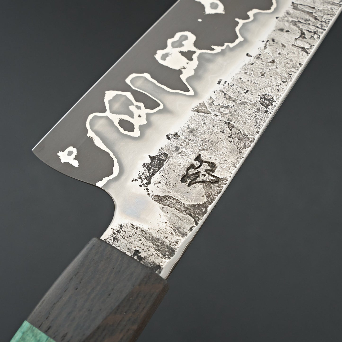 Lew Griffin S-Grind San Mai 52100 Green Mango Gyuto 210mm