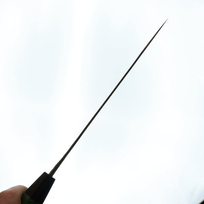 Lew Griffin S-Grind San Mai 52100 Green Mango Gyuto 210mm