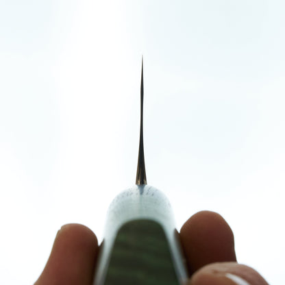 Lew Griffin S-Grind San Mai 52100 Green Mango Gyuto 210mm