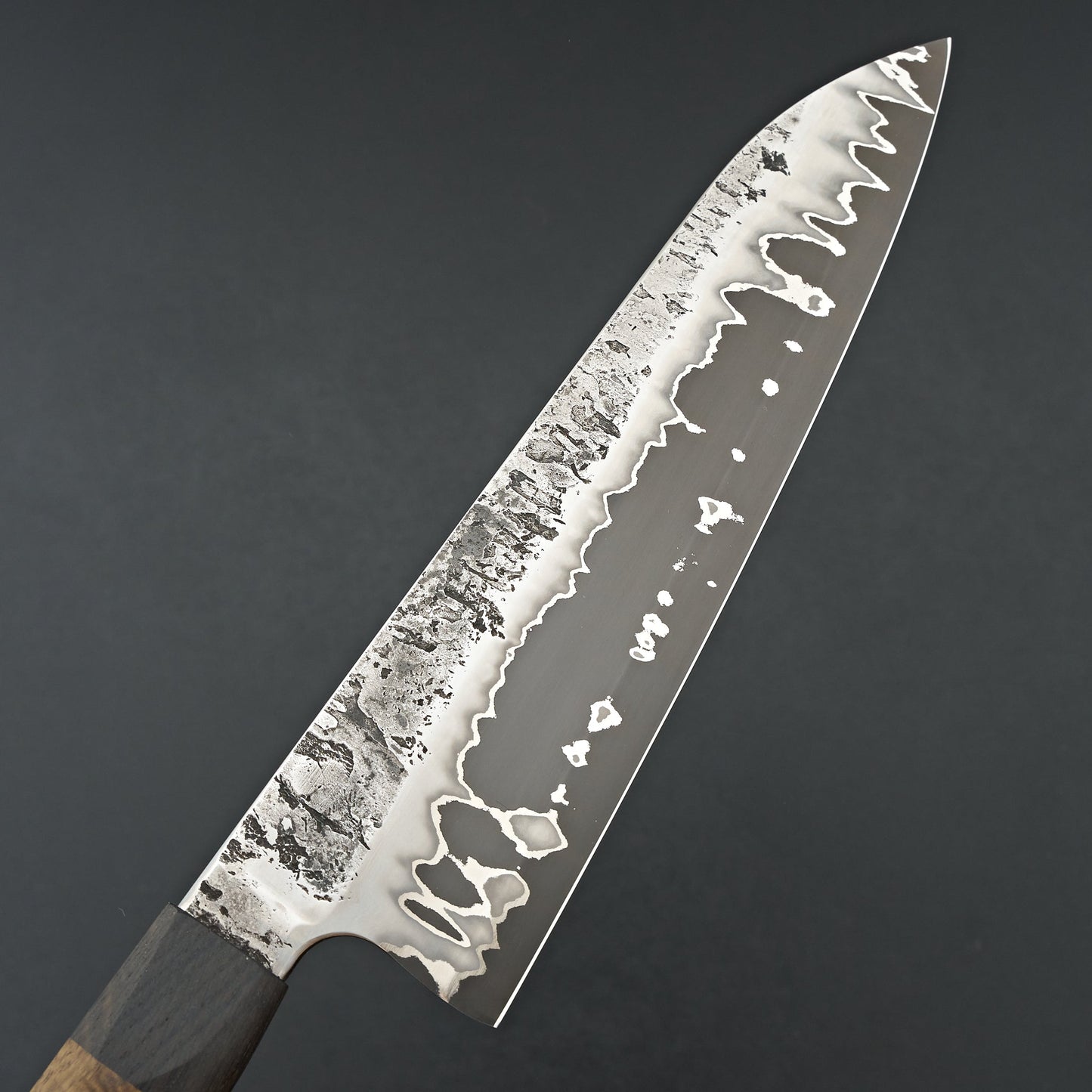 Lew Griffin S-Grind San Mai 52100 Curly Mango Gyuto 240mm