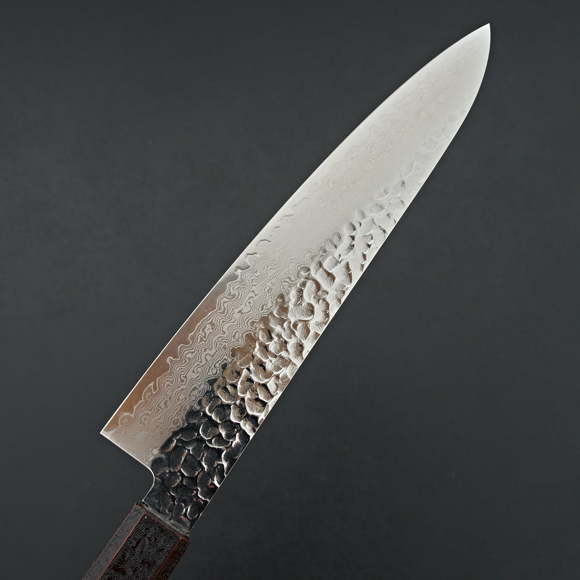 Sakai Takayuki Red Rinko Lacquer 33 Layer Damascus Gyuto 210mm