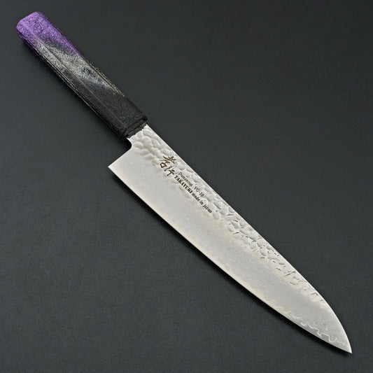Sakai Takayuki Purple Rinko Lacquer 33 Layer Damascus Gyuto 210mm