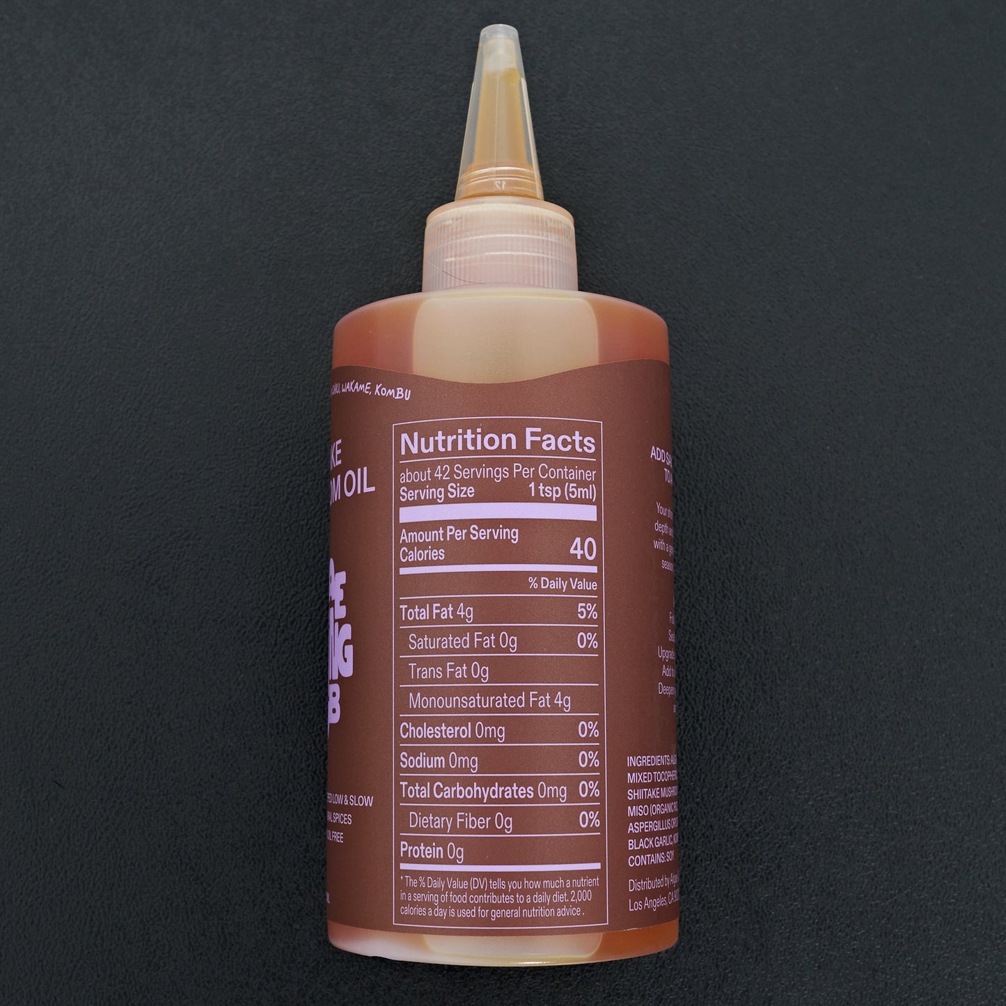 Algae Cooking Club Shiitake Mushroom Oil