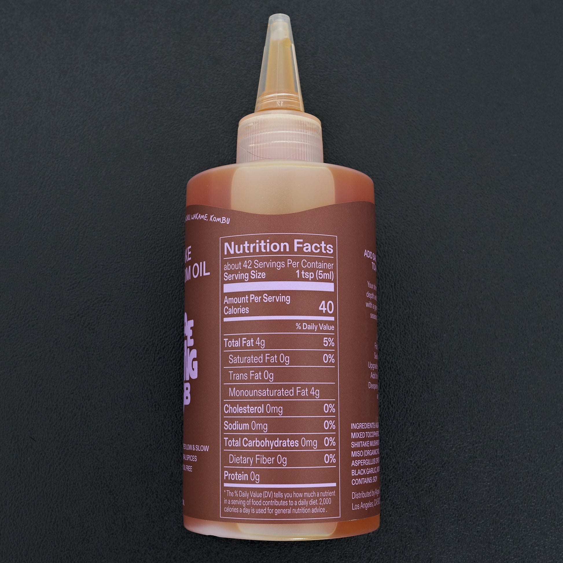 Algae Cooking Club Shiitake Mushroom Oil