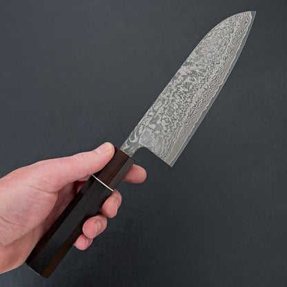 Shiro Kamo SG2 Damascus Santoku 165mm