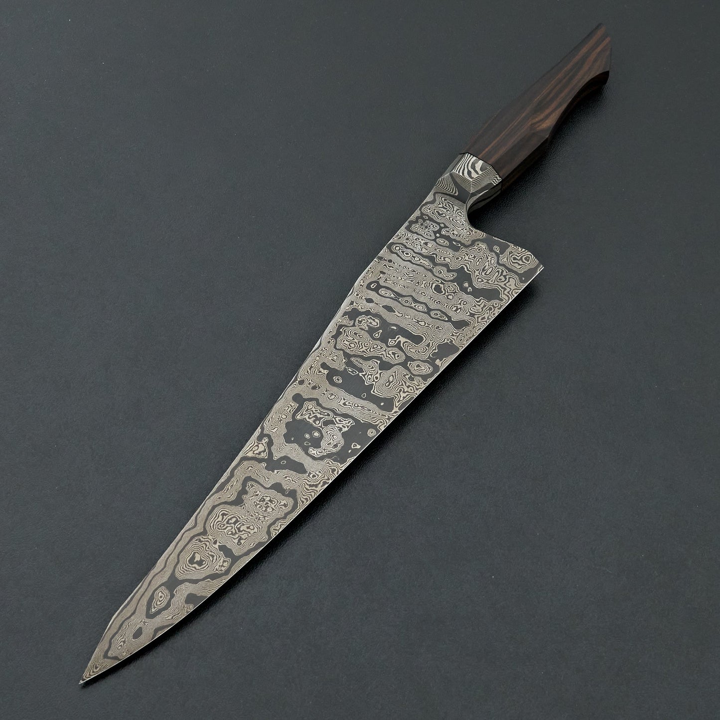 Definition Forge Integral Damascus Makassar Ebony Chef 270mm