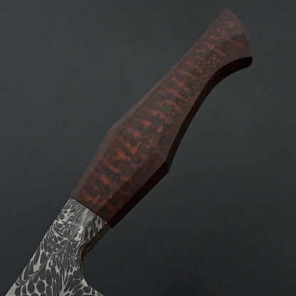 Definition Forge Integral Damascus Snakewood K-tip Chef 190mm