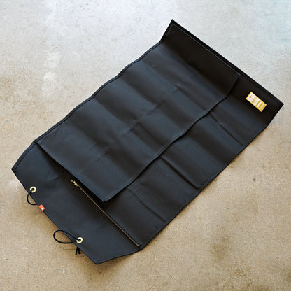 HI-CONDITION Hanpu Canvas 9 Pockets Knife Roll Black