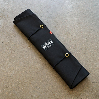 HI-CONDITION Hanpu Canvas 9 Pockets Knife Roll Black