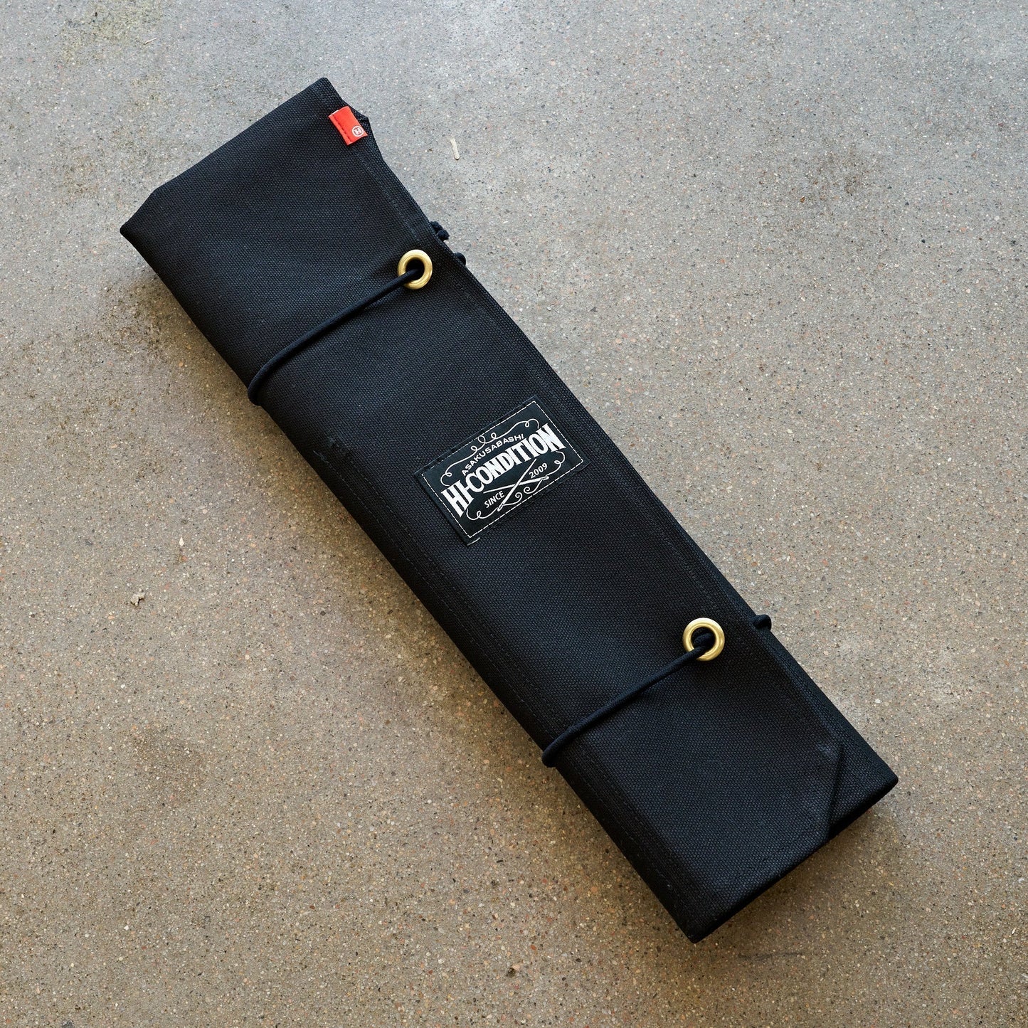 Hi-Condition Hanpu Canvas 6 Pockets Knife Roll Black
