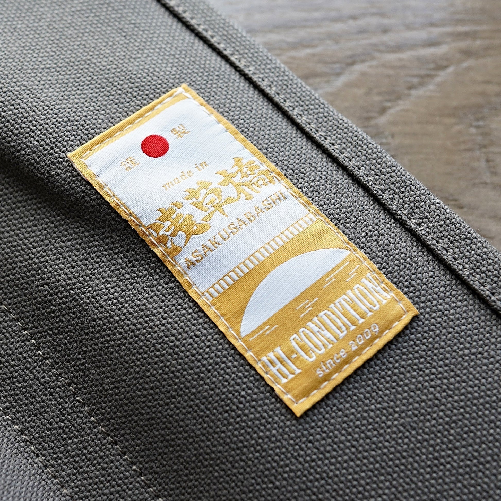 Hi-Condition Hanpu Canvas 6 Pockets Knife Roll Dark Gray