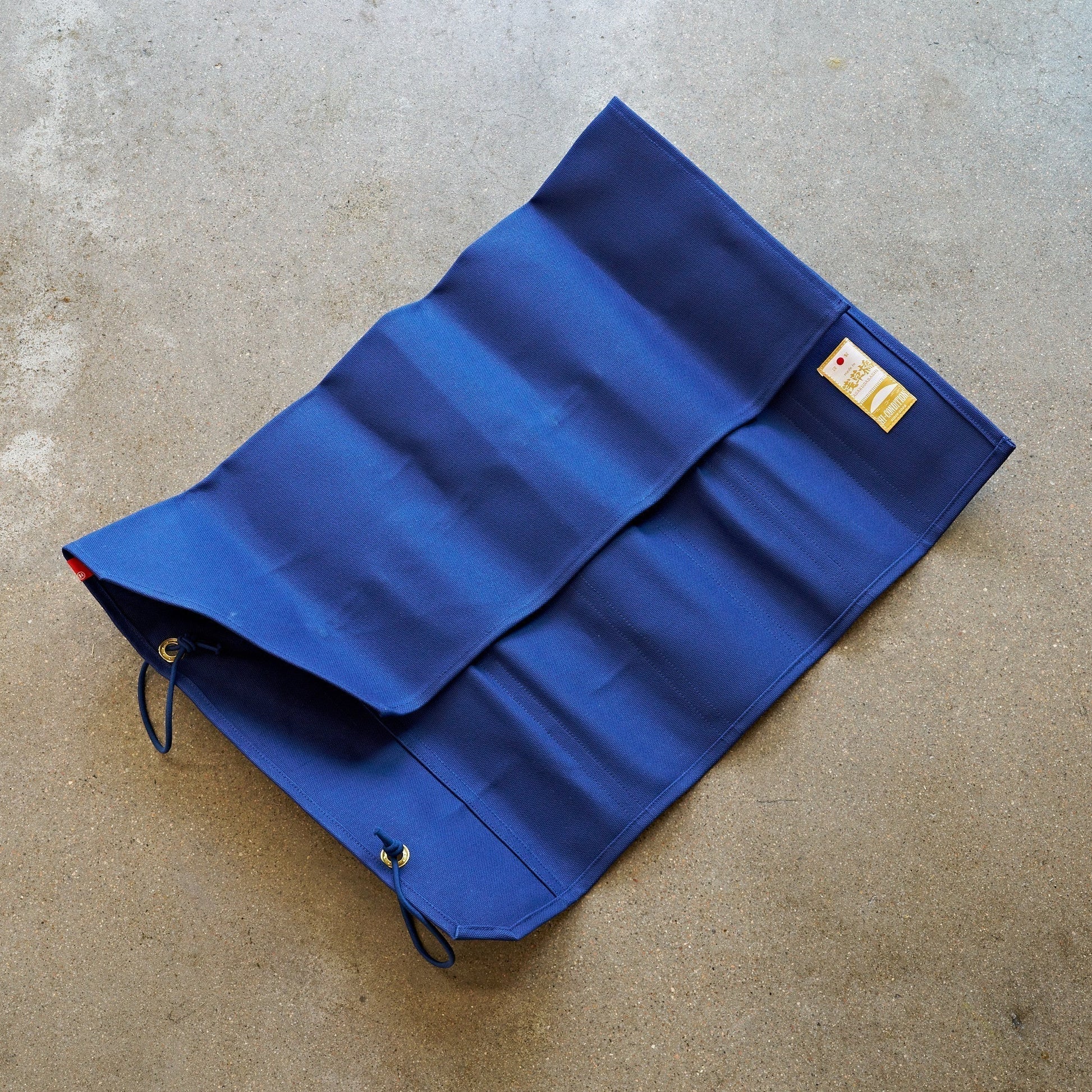 Hi-Condition Hanpu Canvas 6 Pockets Knife Roll Navy