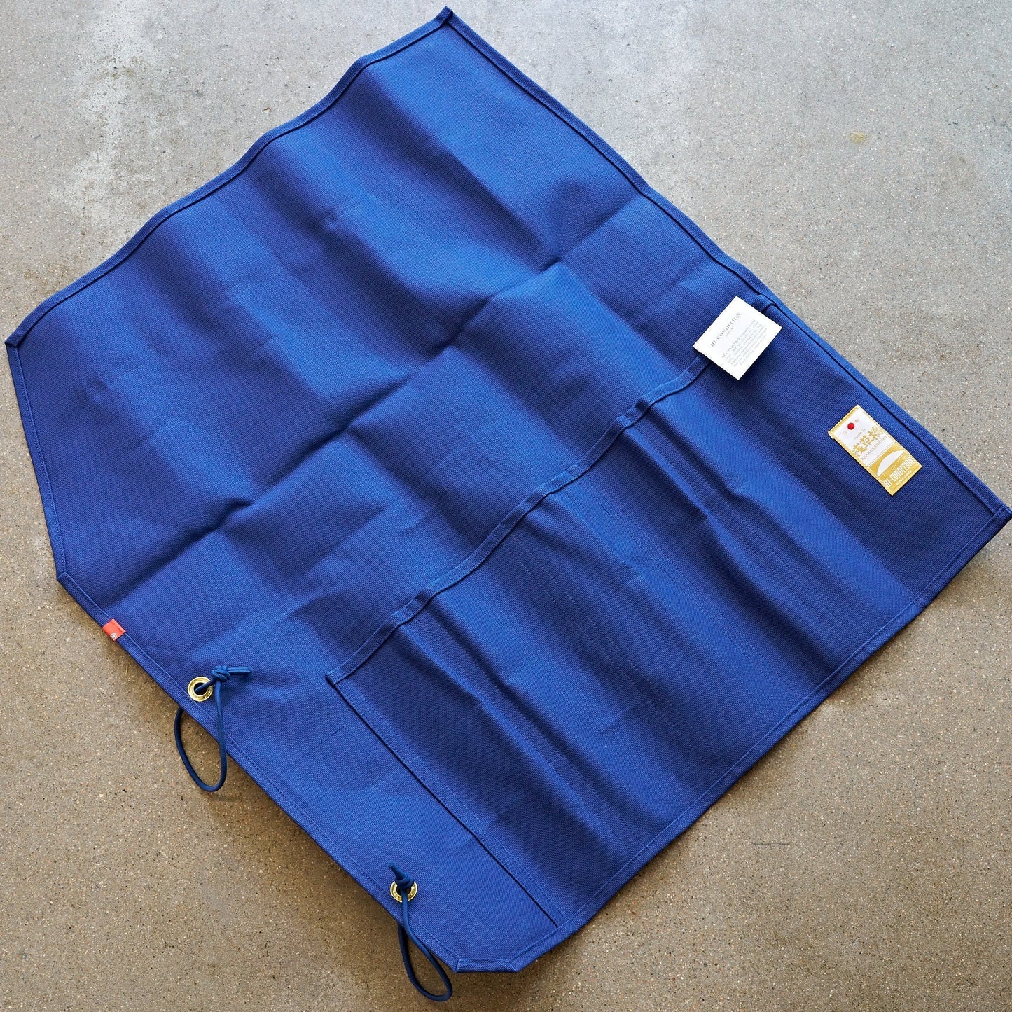 Hi-Condition Hanpu Canvas 6 Pockets Knife Roll Navy