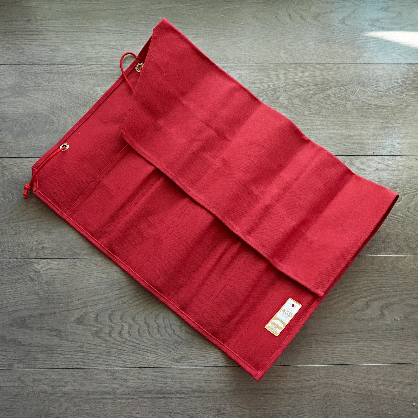 Hi-Condition Hanpu Canvas 6 Pockets Knife Roll Red