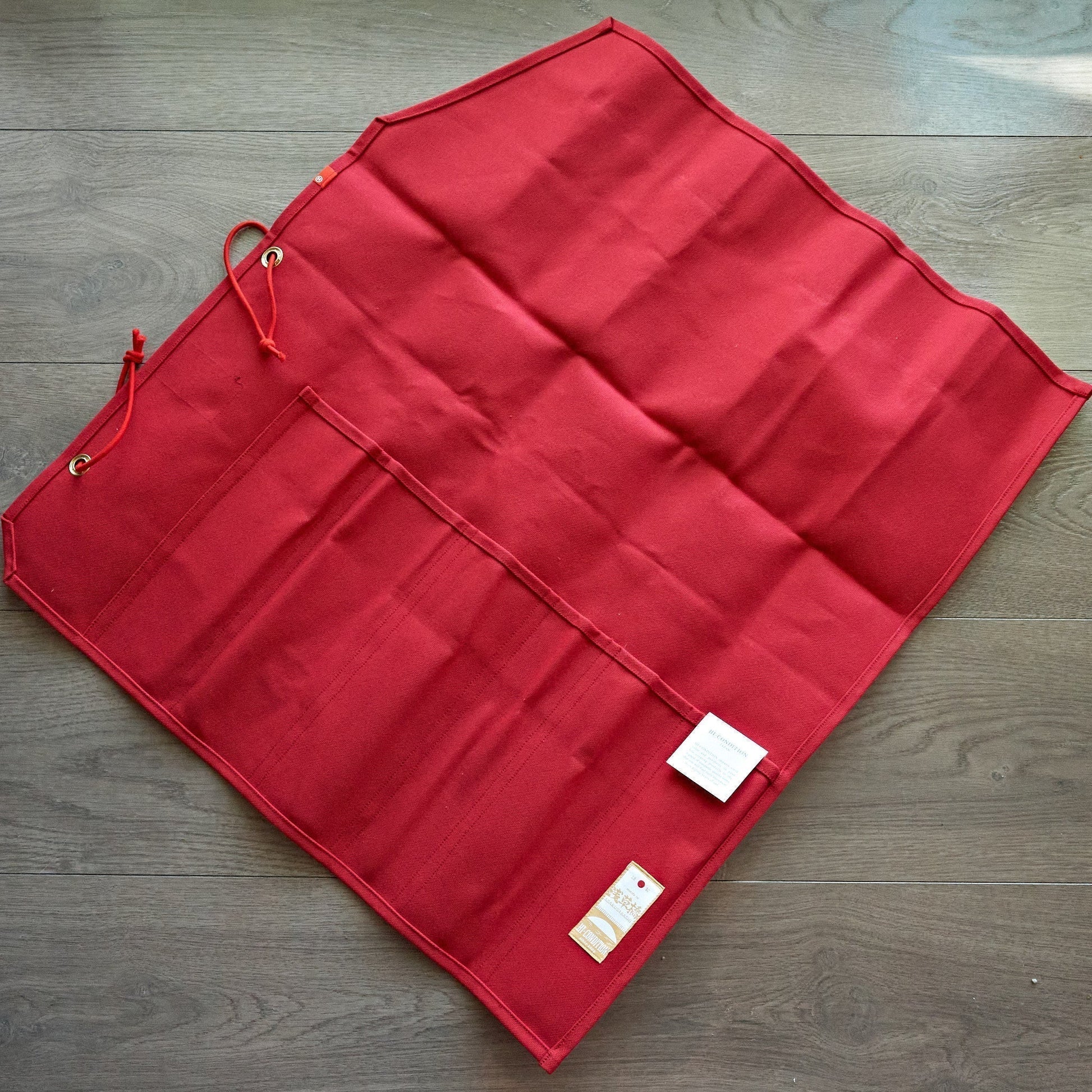 Hi-Condition Hanpu Canvas 6 Pockets Knife Roll Red
